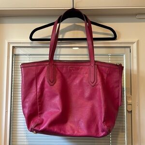 Fossil Pink Sydney Tote Shoulder Bag